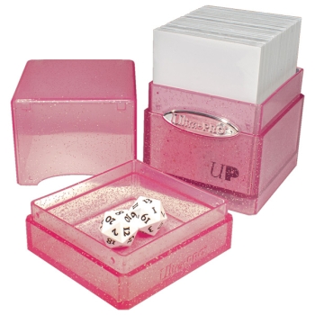 Ultra-Pro-Glitter-Satin-Tower-Pink-with-cards